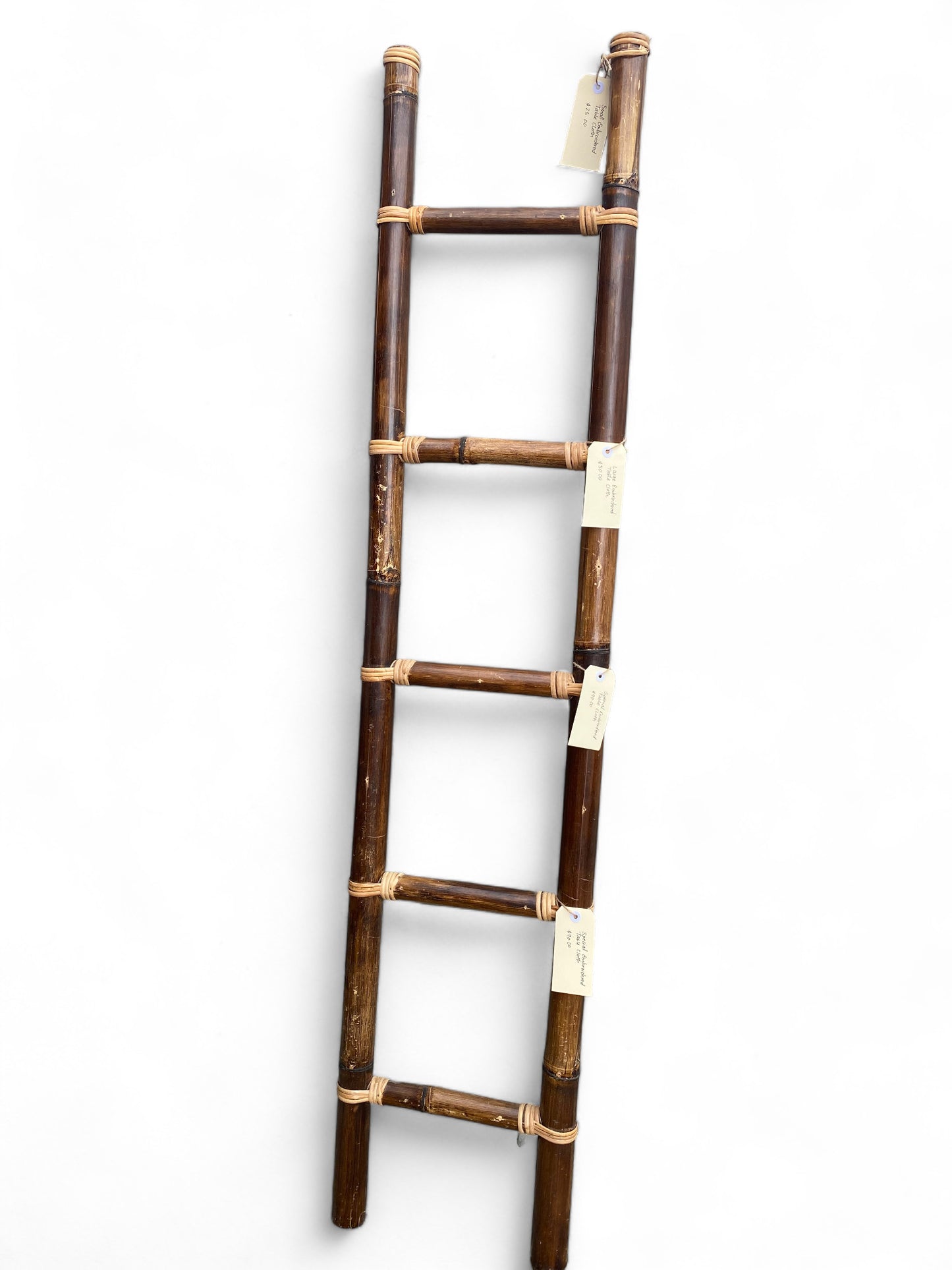 Vintage Bamboo Display Ladder