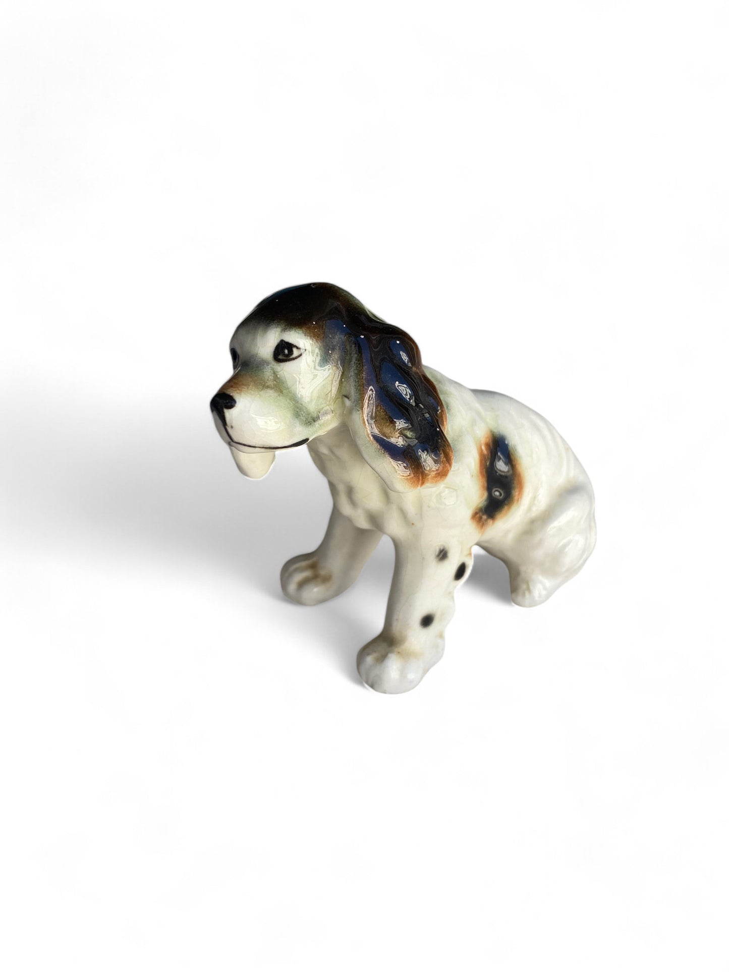 Vintage Springer Spaniel Ceramic Ornament