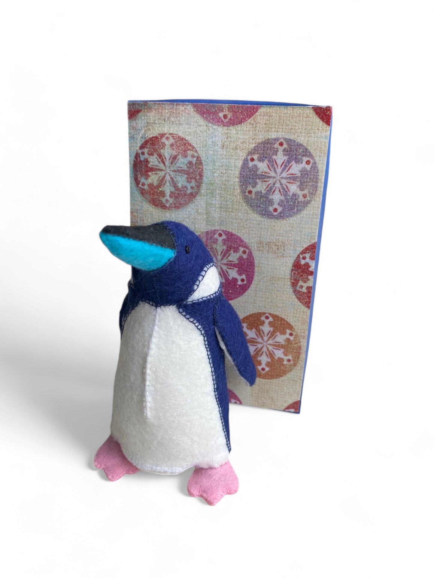 Hand Felted Wool Animal Penguin
