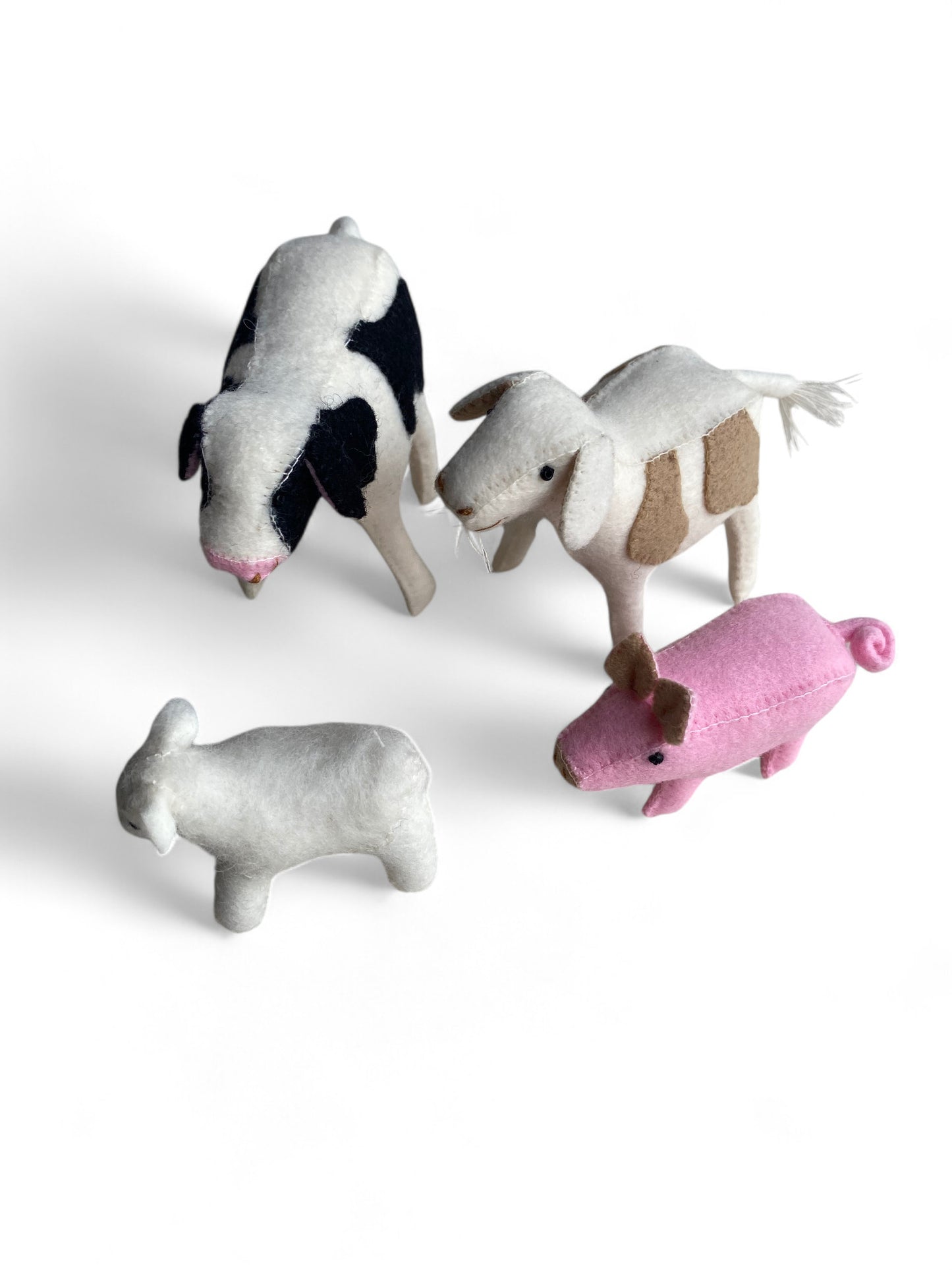 Hand Felted Mini Farm Animal Set