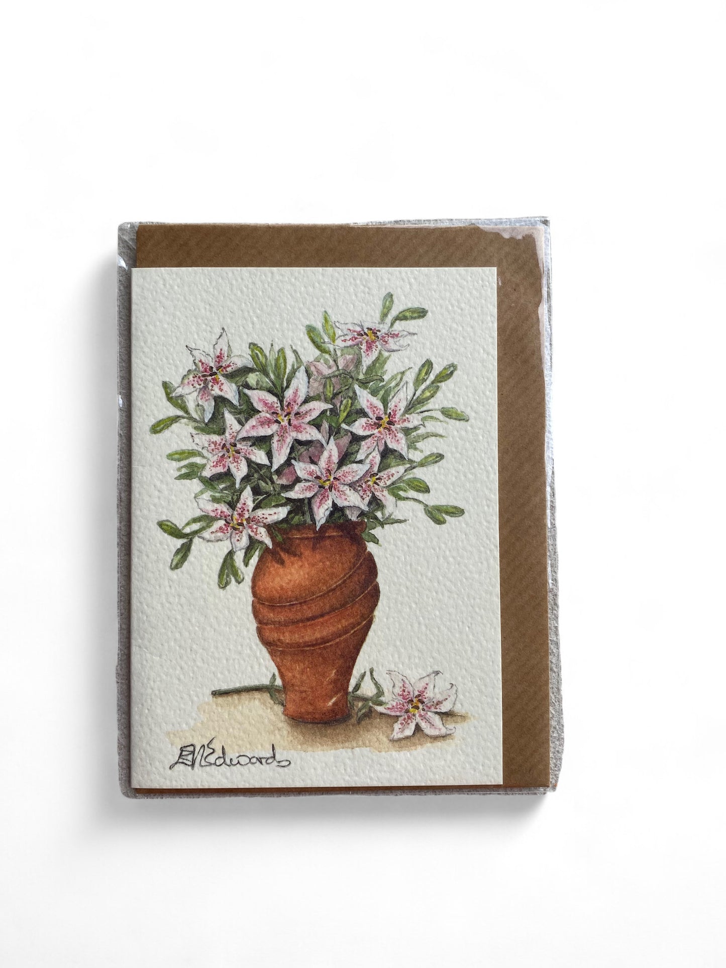 Flower Vase Card Blank