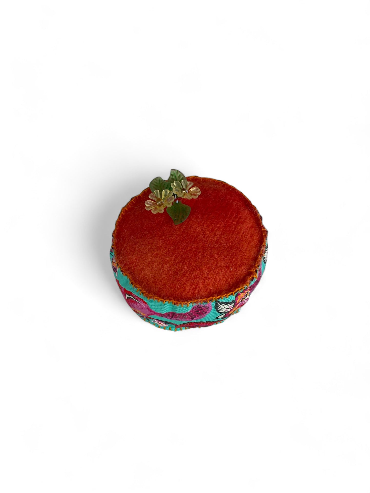 Handmade Pin Cushion Teal