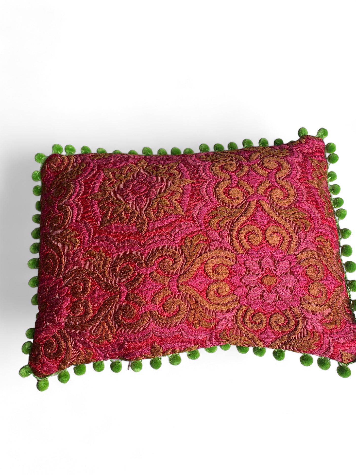 Hand Made Cushion Red Flowers