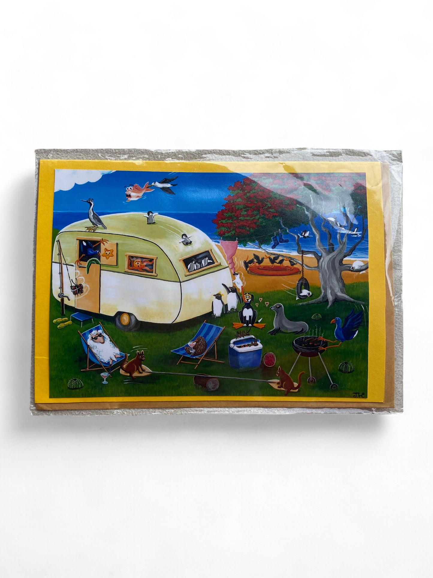 Holiday Caravan Card Blank