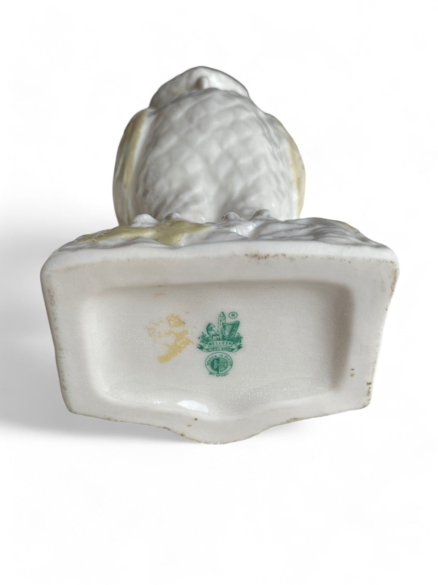 Vintage Belleek Irish Porcelain Owl