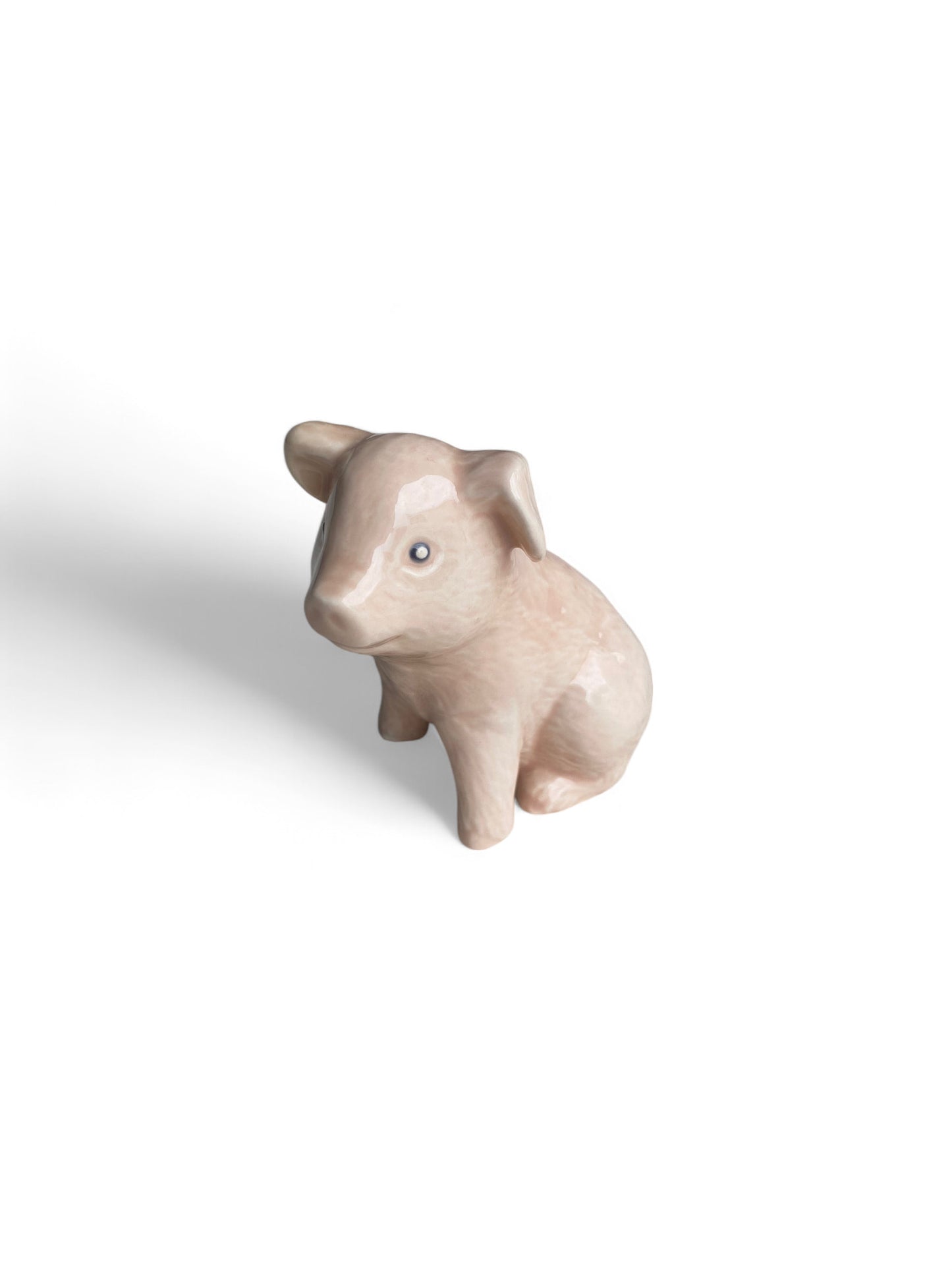 Vintage Porcelain Sitting Pig