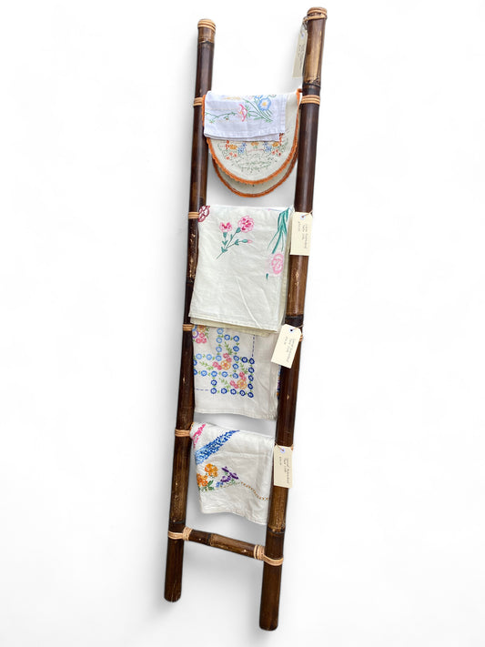 Vintage Bamboo Display Ladder