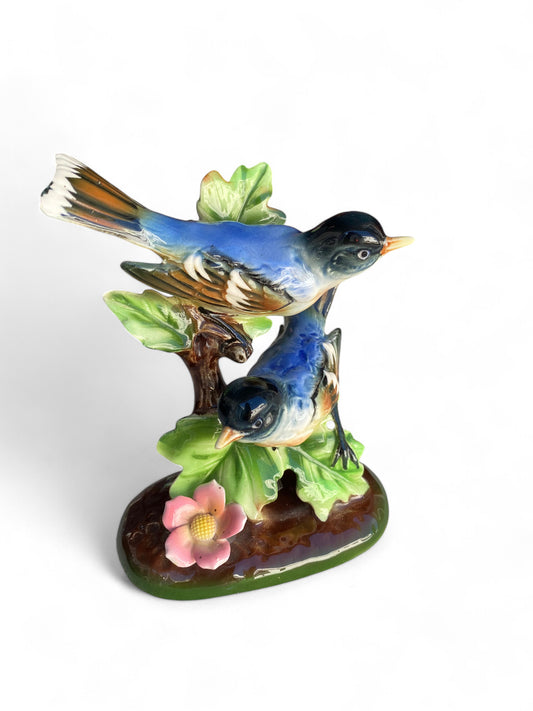Vintage Porcelain Two Birds