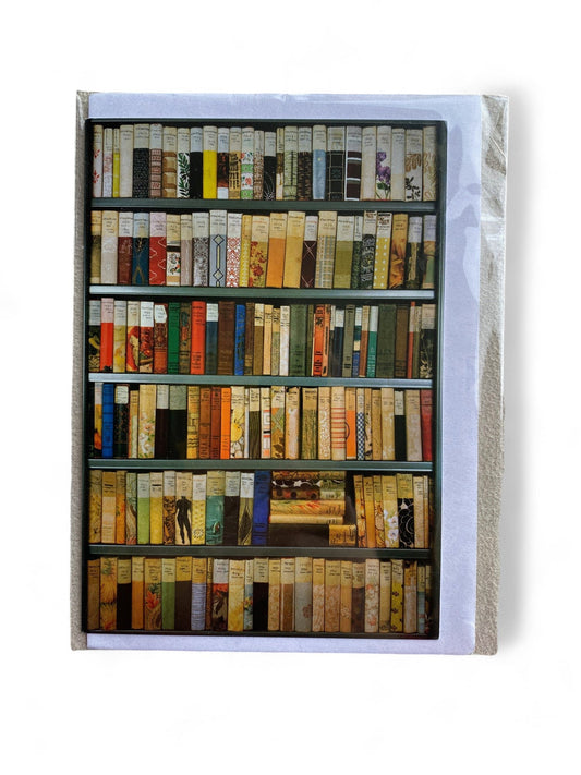 Bookshelf Blank Card