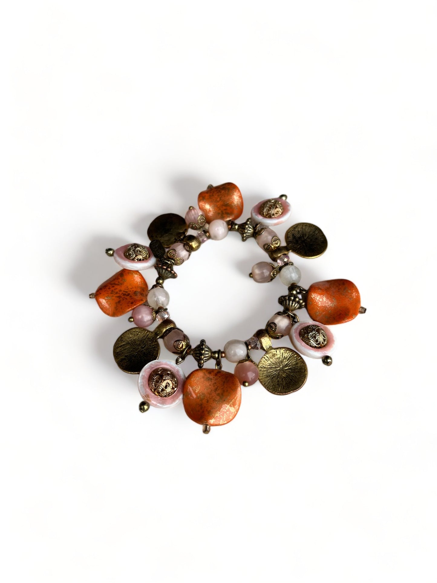 Chunky Apricot Bracelet