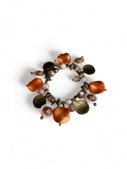 Chunky Apricot Bracelet