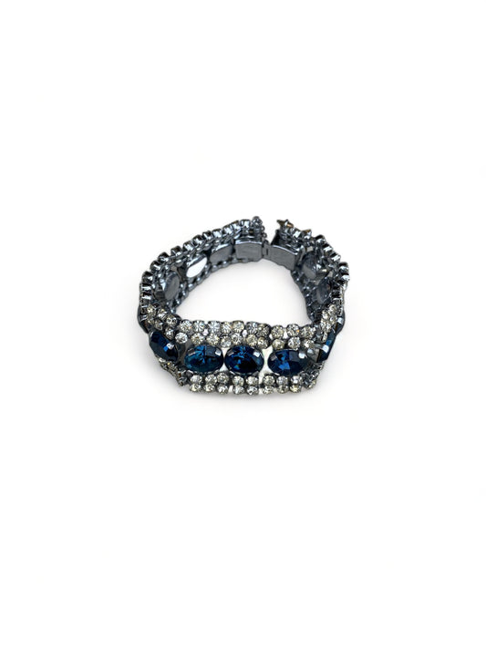 Vintage Diamonte Sapphire Look Bracelet