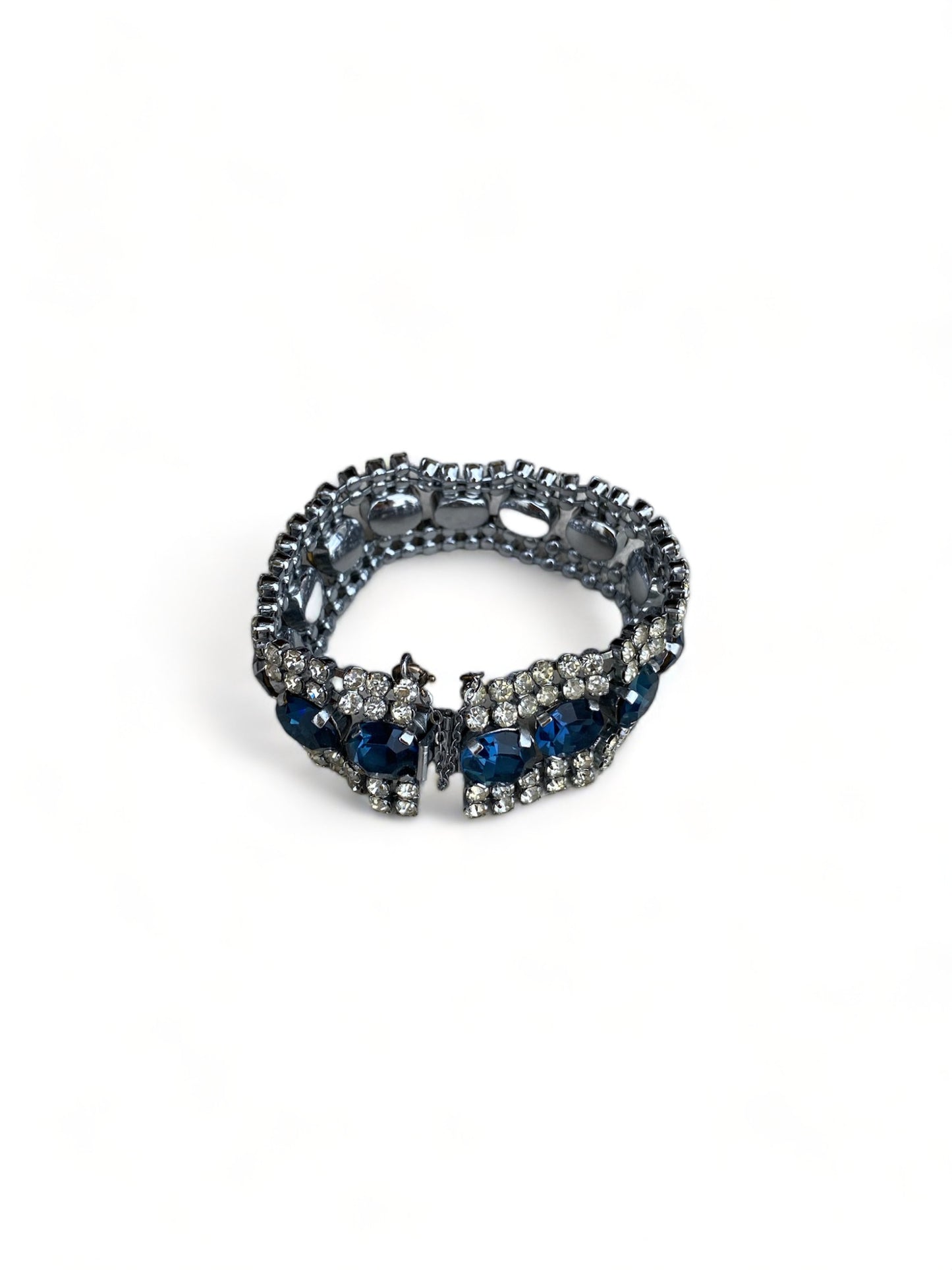 Vintage Diamonte Sapphire Look Bracelet