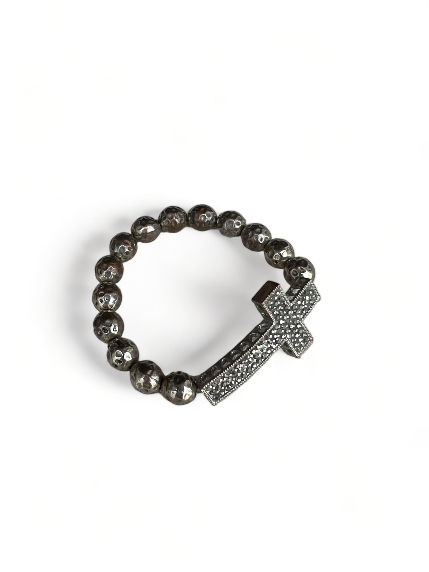 Silver Cross Bracelet