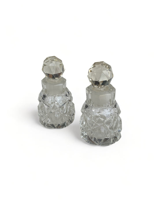 Collectable Cut Glass Miniature Bottles