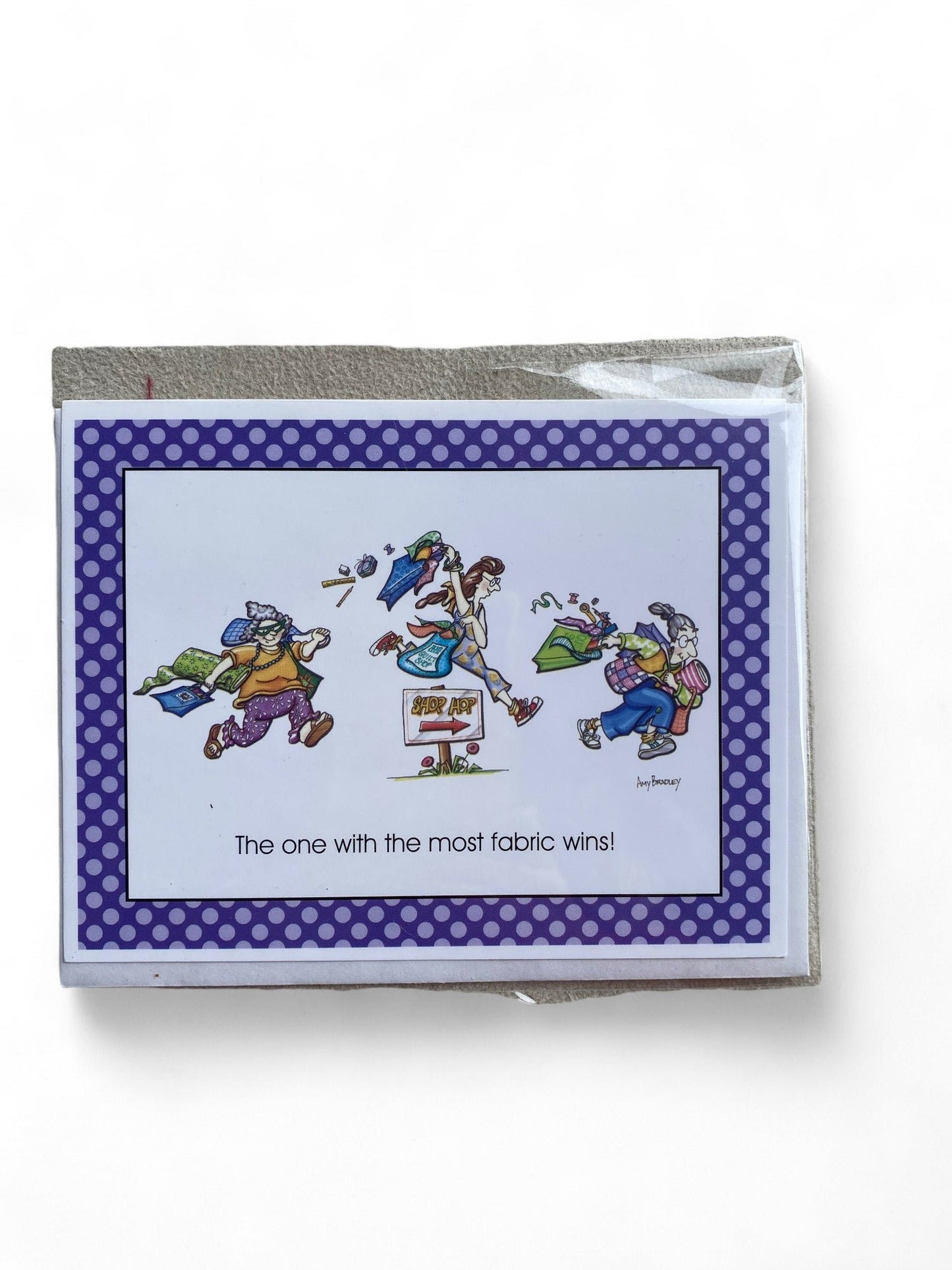 Fabric Obsessed Ladies Card