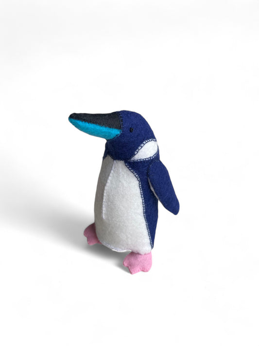 Hand Felted Wool Animal Penguin