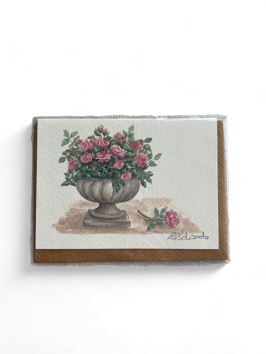 Flower Card Blank