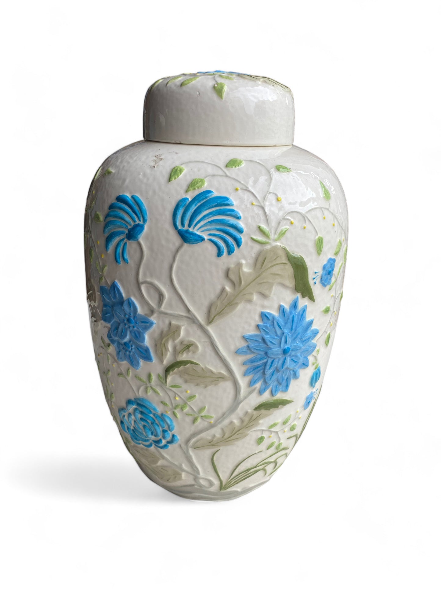 Vintage Ceramic Arnels Floral Urn
