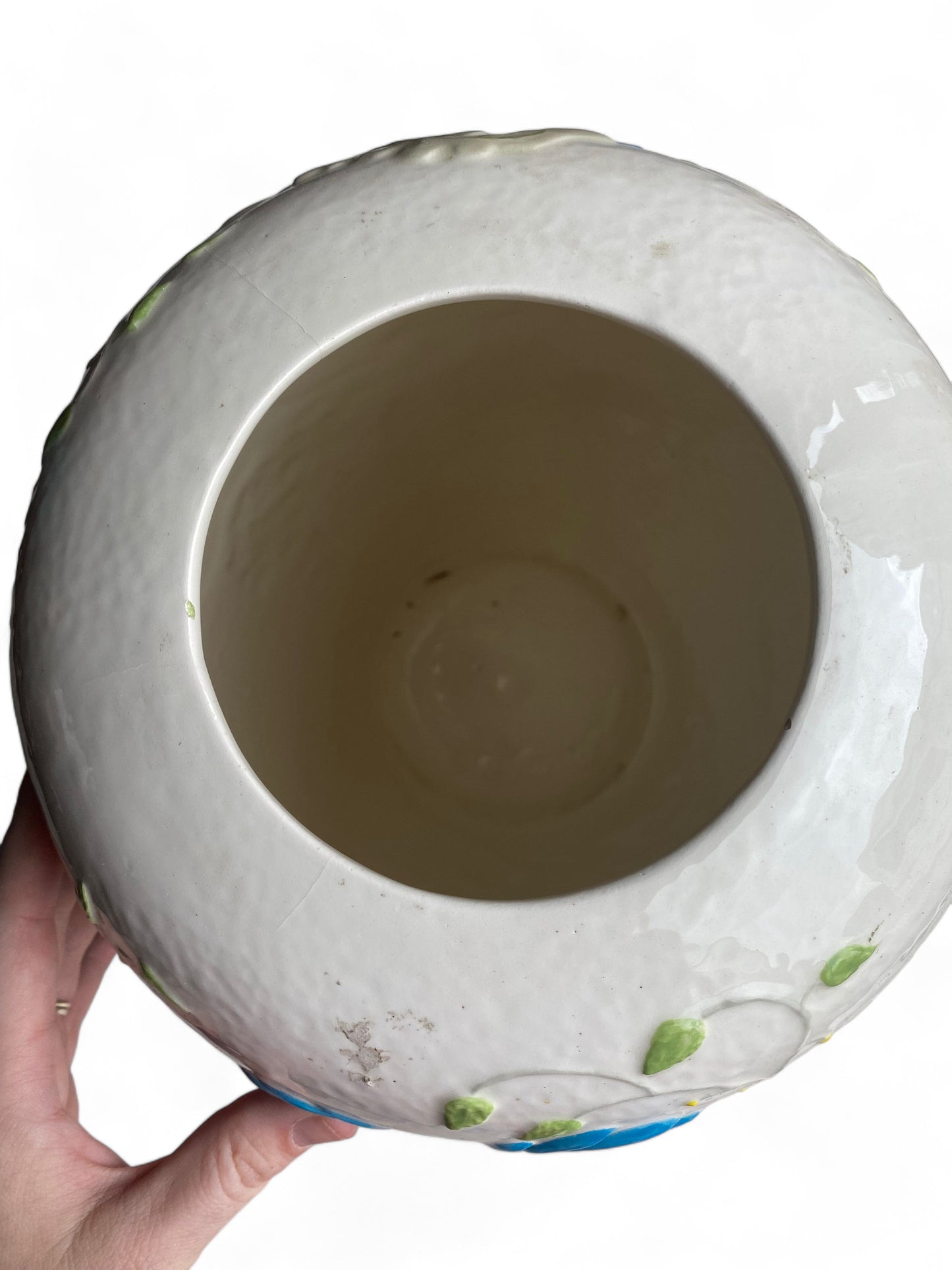 Vintage Ceramic Arnels Floral Urn