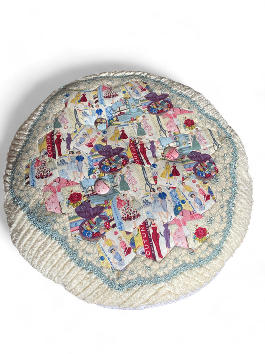Hand Made Patchwork Floor Cushion