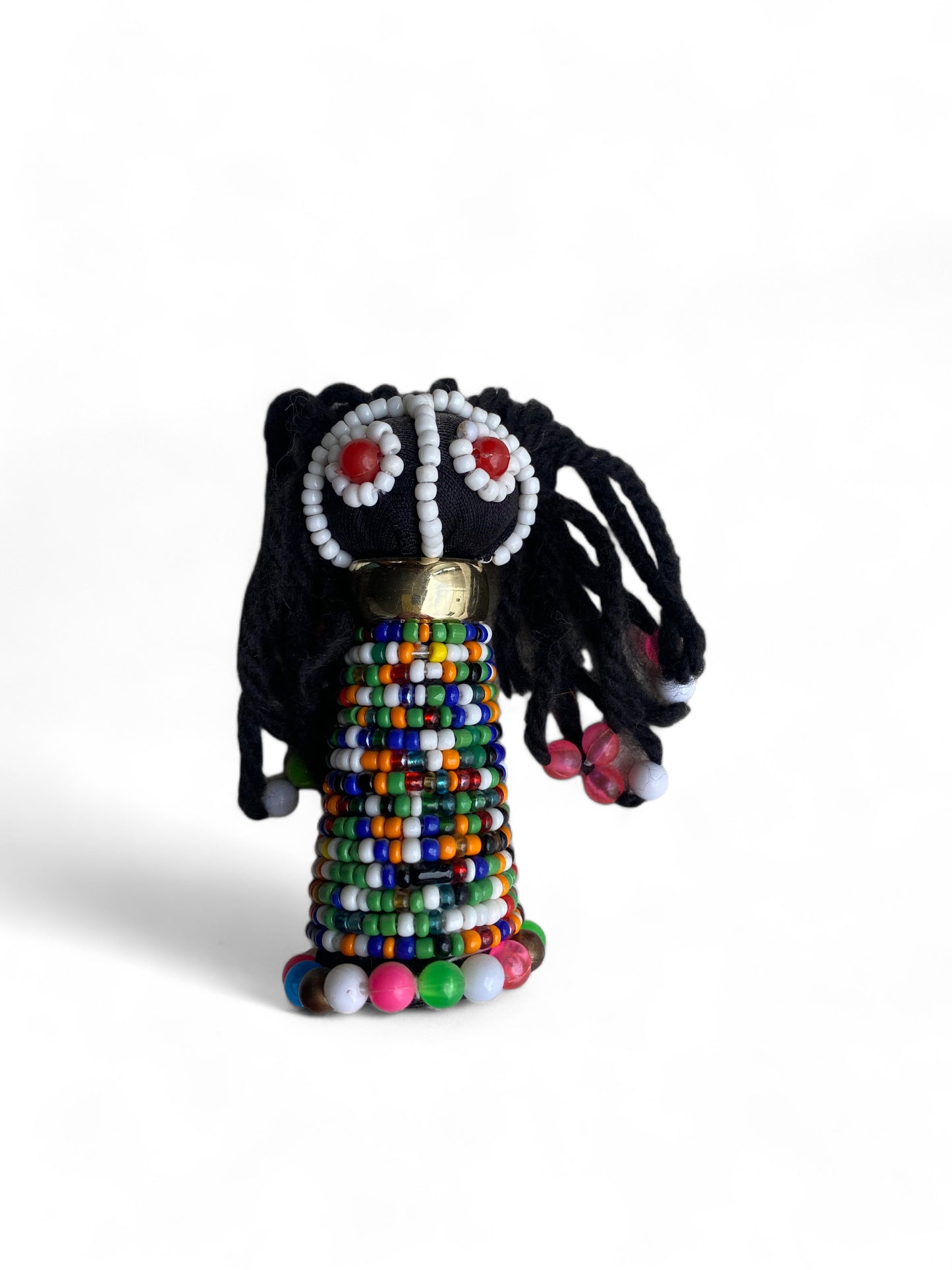 Ndebele Tribe Beaded Felted Doll Small