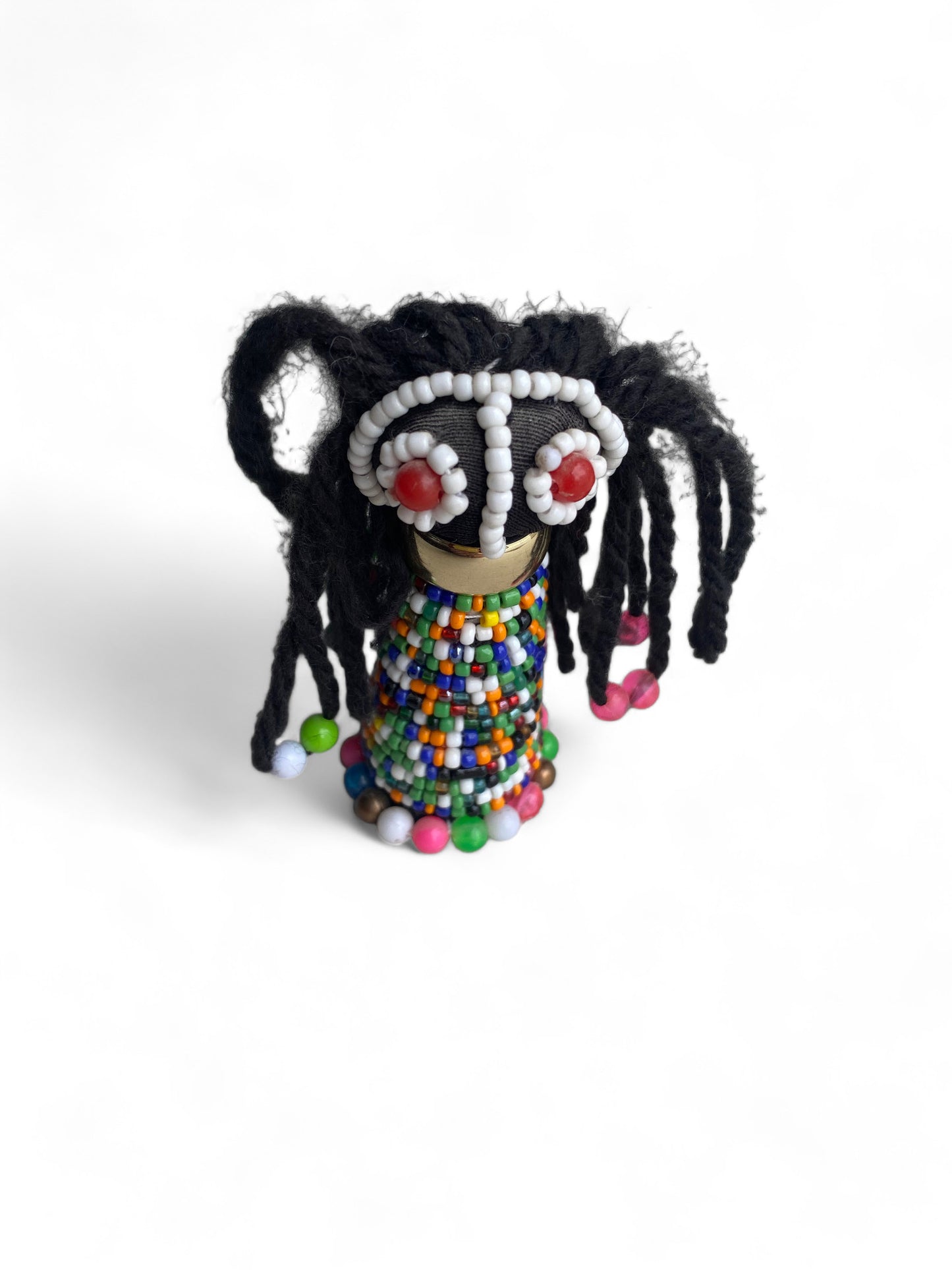 Ndebele Tribe Beaded Felted Doll Small
