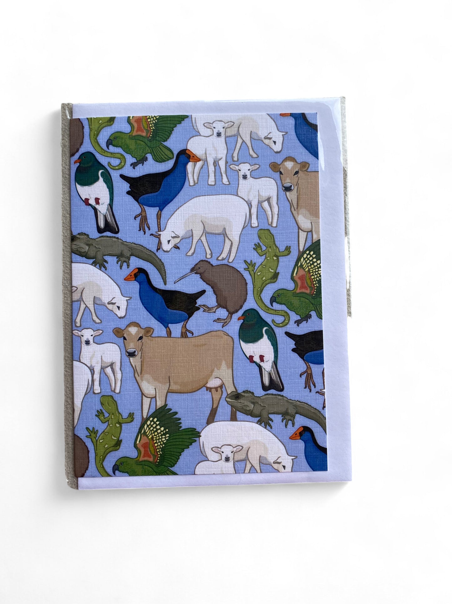 Kiwi Animals Card Blank