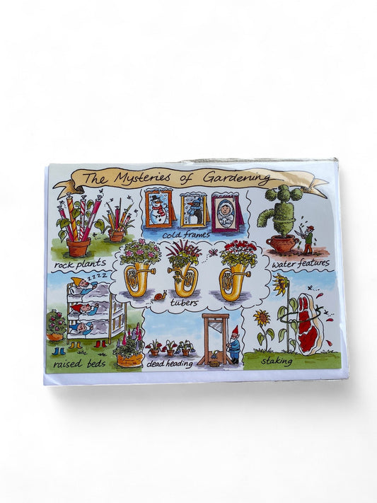 Mysteries of Gardening Card