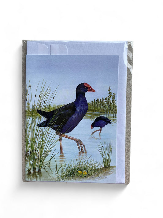 Pukeko Blank Card
