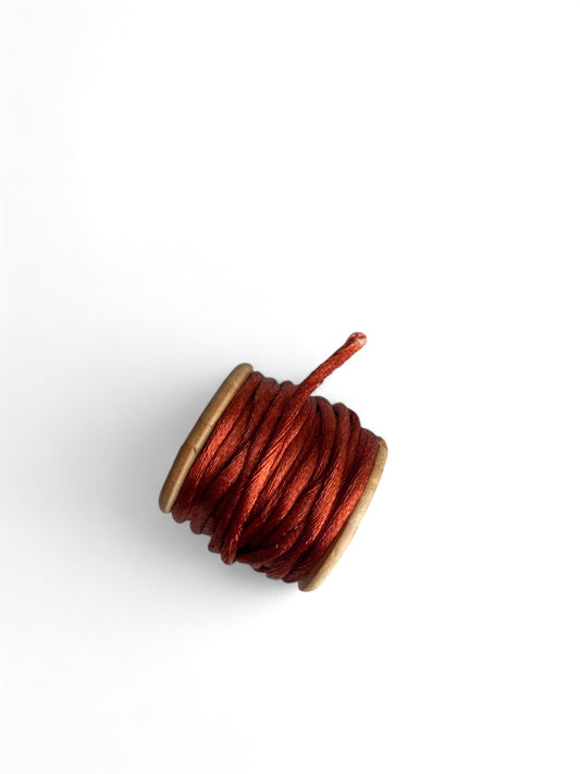 Sewing Trim Rust Satin Cord