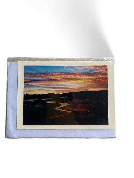Sunset Photo Card