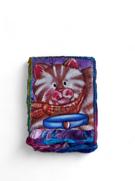 Hand Made Trading Card Fat Cat
