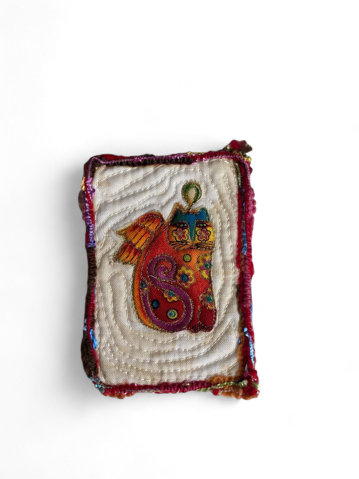 Hand Made Trading Card Hippie Cat