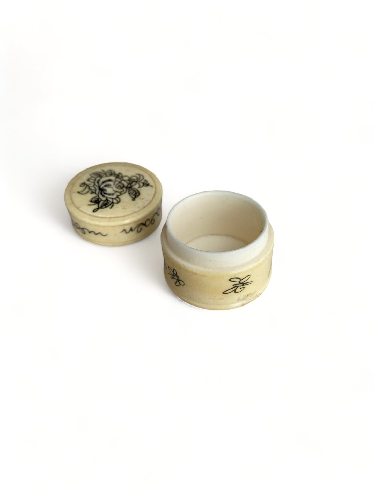 Antique Bone Keepsake Box