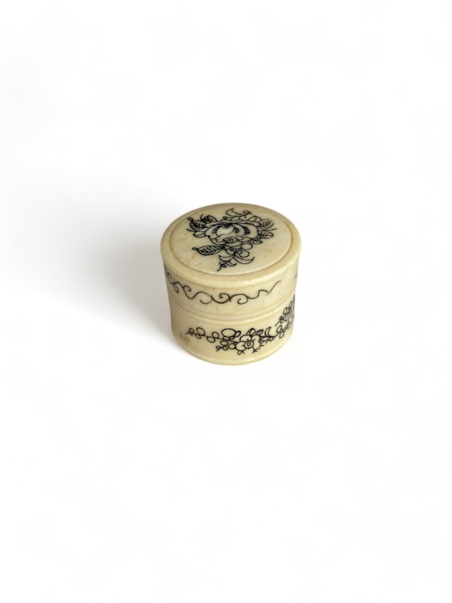 Antique Bone Keepsake Box
