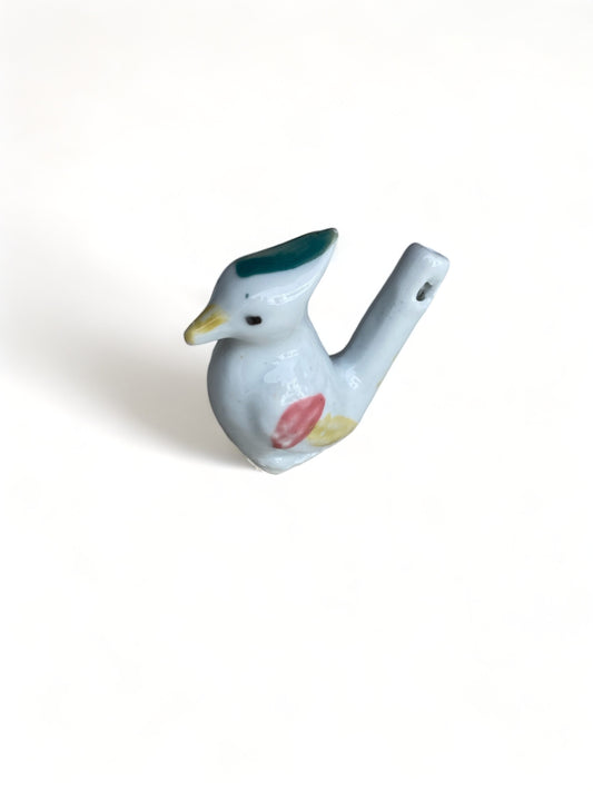 Vintage Porcelain Bird Whistle