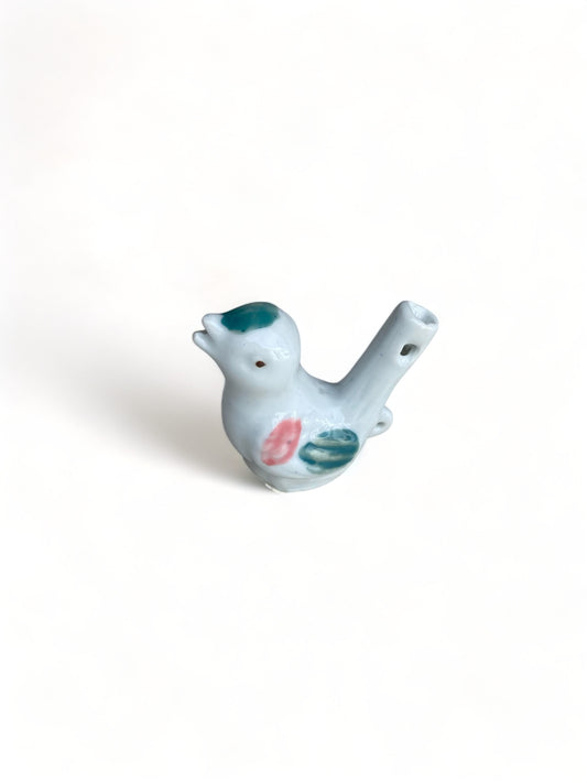 Vintage Porcelain Bird Whistle