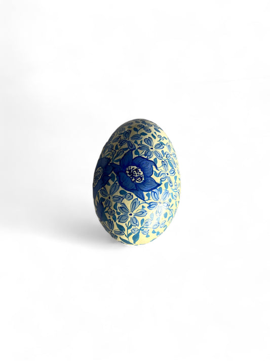 Vintage Ceramic Egg Ornament