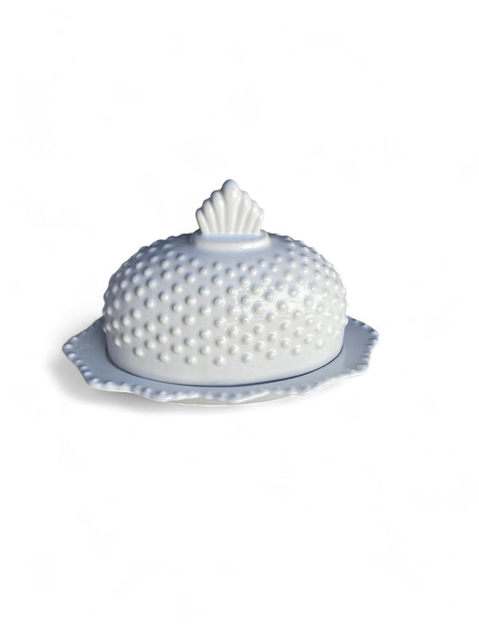 Fenton Vintage Hobnail Ceramic Butterbell