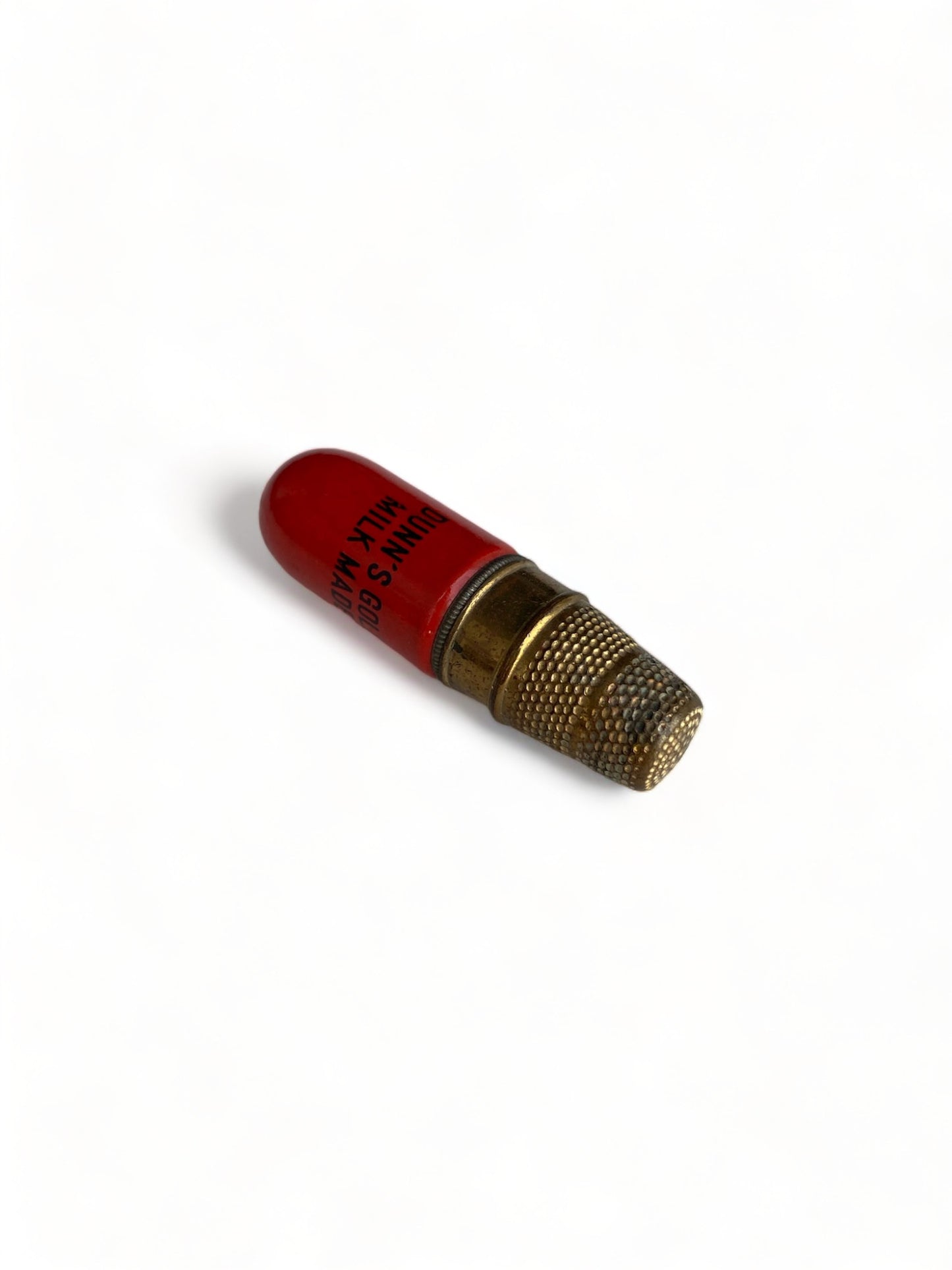 Vintage Sewing Kit Red Bullet