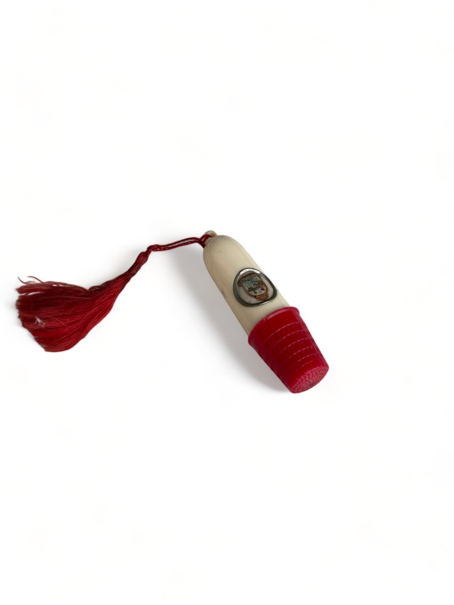 Vintage Sewing Kit Red Tassle